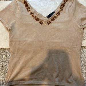 Brown vintage top